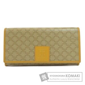 Celine Macadam Long Wallet Leather